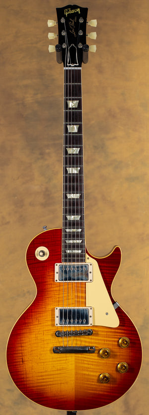 2022 Gibson Custom Shop 1959 Les Paul Standard Washed Cherry Sunburst Murphy Lab Ultra Light Aged