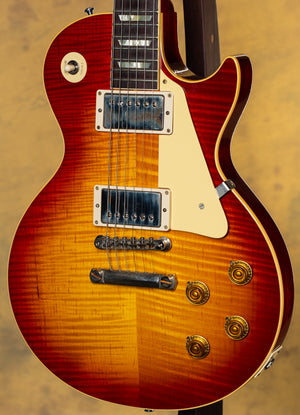 2022 Gibson Custom Shop 1959 Les Paul Standard Washed Cherry Sunburst Murphy Lab Ultra Light Aged