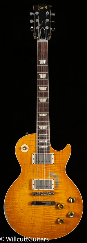 Gibson Custom Shop 1959 Les Paul Standard Kirk Hammett "Greeny" Murphy Lab Replica Aged Sunburst (677)