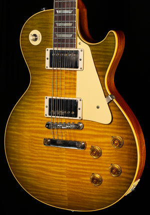 Gibson Custom Shop 1959 Les Paul Reissue Green Lemon Fade Murphy Lab Ultra Light Aged (334)