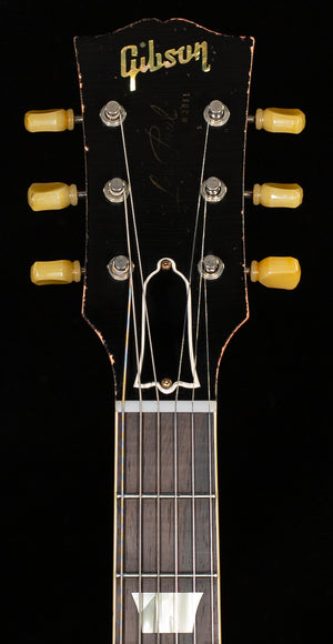 Gibson Custom Shop 1959 Les Paul Standard Brazilian Rosewood Tom's Tri-Burst Bigsby Murphy Lab Aged 073)