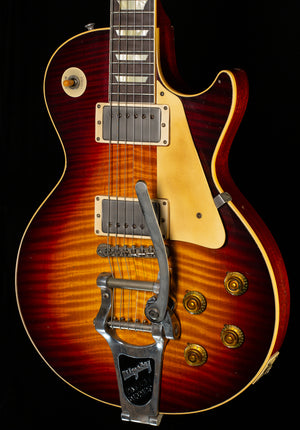 Gibson Custom Shop 1959 Les Paul Standard Brazilian Rosewood Tom's Tri-Burst Bigsby Murphy Lab Aged (083)