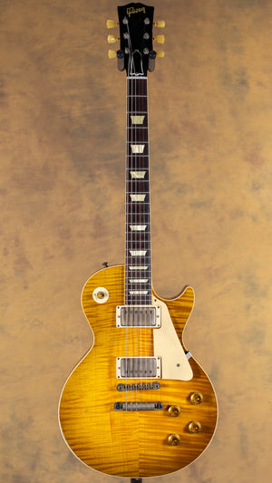 2024 Gibson Custom Shop 1959 Les Paul Standard Green Lemon Fade Murphy Lab Heavy Aged