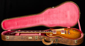 Gibson Custom Shop 1959 Les Paul Standard Golden Poppy Burst Willcutt Cloudbucker Pickups (055)