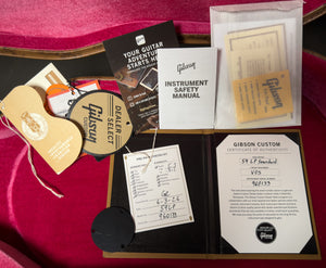 Gibson Custom Shop 1959 Les Paul Standard Kindred Burst Willcutt Cloudbucker Pickups (133)