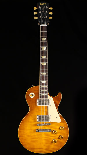 Gibson Custom Shop 1959 Les Paul Standard Murphy Lab Ultra Light Aged Green Lemon Fade Willcutt Cloudbucker Pickups (577)
