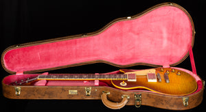 Gibson Custom Shop Willcutt Cavern Collection 1959 Les Paul Standard Murphy Lab Ultra Light Aged Green Lemon Fade Chambered (643)