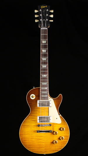 Gibson Custom Shop Willcutt Cavern Collection 1959 Les Paul Standard Green Lemon Fade Chambered (670)