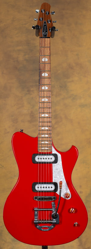 Powers Electric A-Type Guards Red Guitar