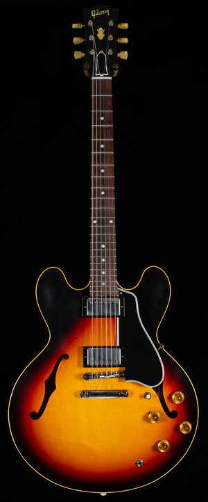Gibson Custom Shop 1958 ES-335 Reissue Triburst Murphy Lab Light Aged NH (090)