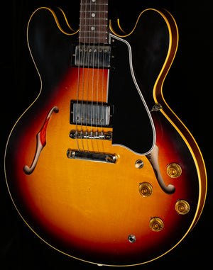 Gibson Custom Shop 1958 ES-335 Reissue Triburst Murphy Lab Light Aged NH (090)