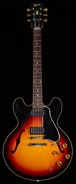 Gibson Custom Shop 1958 ES-335 Reissue Triburst Murphy Lab Light Aged NH (143)