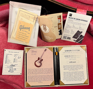Gibson Custom Shop 1958 ES-335 Reissue Dirty Blonde Murphy Lab Heavy Aged NH (309)