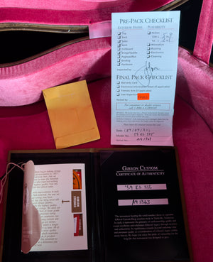 2021 Gibson Custom Shop '59 ES-335 Sunburst