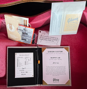 Gibson Custom Shop 1959 ES-355 Reissue Stop Bar Murphy Lab Ultra Light Aged Ebony