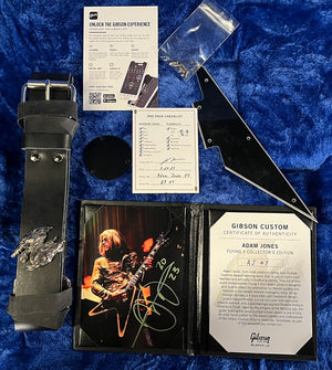 Gibson Custom Shop Adam Jones Flying V Custom Reverse Antique Murphy Lab Aged Silverburst (J47)