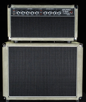 Amplified Nation Ampliphonix & Gain Head 50W EL34 Sage Suede / Black Cloth Grille (276)