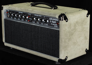Amplified Nation Ampliphonix & Gain Head 50W EL34 Sage Suede / Black Cloth Grille (276)