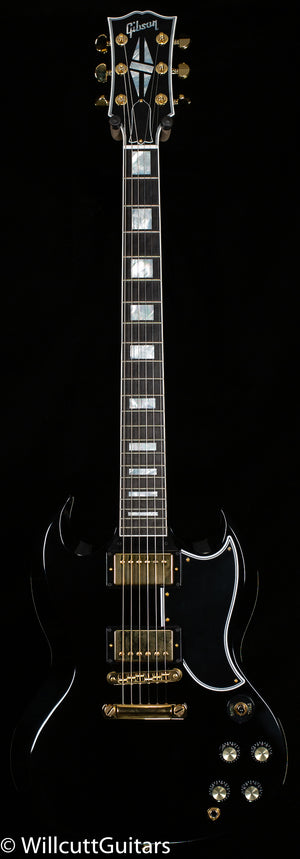 Gibson Custom Shop SG Custom 2-Pickup w/ Ebony Fingerboard Gloss, Ebony (564)