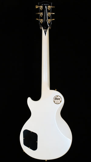 Gibson Custom Shop Les Paul Axcess Custom Metallic White Sparkle /Sapphire Blue Headplate (570)
