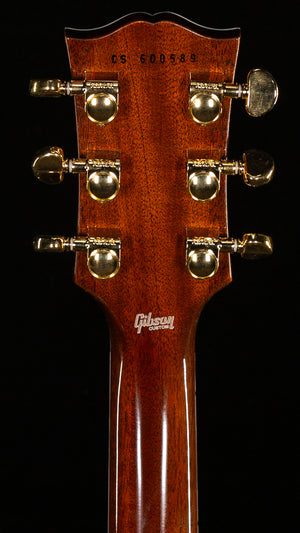 Gibson Custom Shop Willcutt Cavern Collection Les Paul Custom Quilt Transparent Amber Chambered (589)