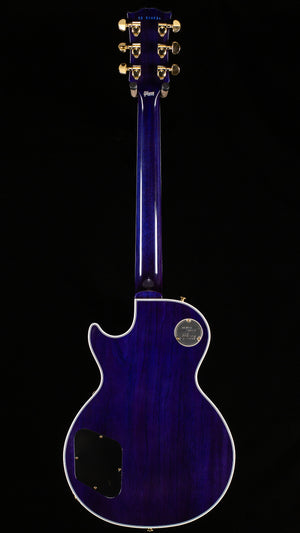 Gibson Custom Shop Willcutt Cavern Collection Les Paul Custom Quilt Transparent Blue Chambered (624)