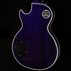 Gibson Custom Shop Willcutt Cavern Collection Les Paul Custom Quilt Transparent Blue Chambered (624)