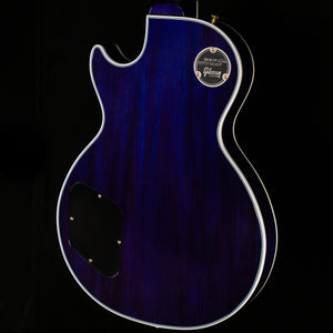 Gibson Custom Shop Willcutt Cavern Collection Les Paul Custom Quilt Transparent Blue Chambered (644)