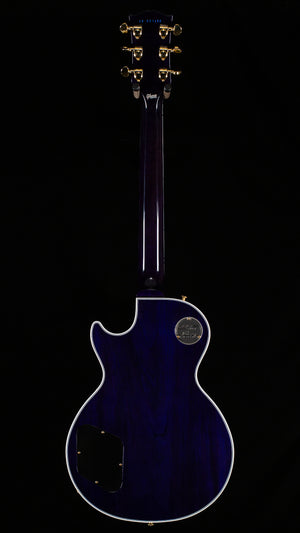 Gibson Custom Shop Willcutt Cavern Collection Les Paul Custom Quilt Transparent Blue Chambered (456)
