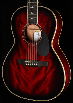 PRS SE PE20 Parlor Acoustic Fire Red Burst Gloss Top Satin Back (577)