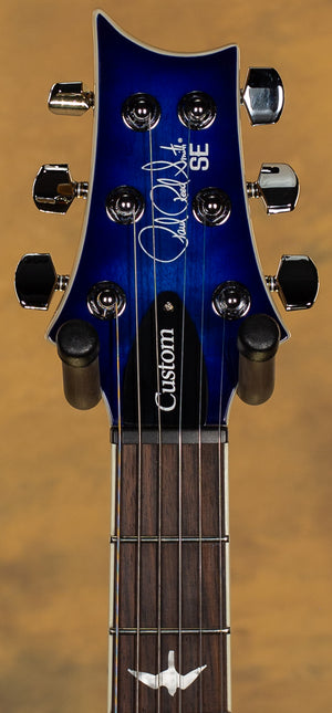 2023 PRS SE Custom 22 Quilted Limited-Edition Semi-Hollow Electric Guitar Faded Blue Burst