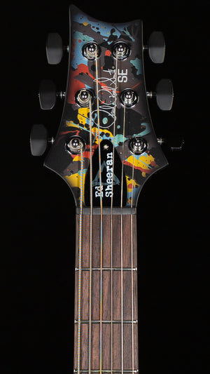PRS SE Ed Sheeran Hollowbody I Baritone Piezo Drip Paint Artwork (018)