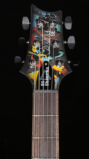 PRS SE Ed Sheeran Hollowbody I Baritone Piezo Drip Paint Artwork (397)