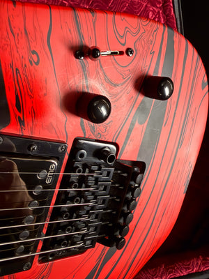 2021 Jackson X Series Soloist SLX DX Swirl Satin Red w/ Coffin Case