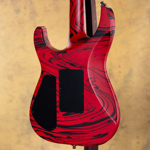 2021 Jackson X Series Soloist SLX DX Swirl Satin Red w/ Coffin Case