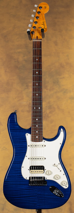 2015 Fender Custom Shop American Custom Stratocaster FMT HSS Sapphire Blue Transparent