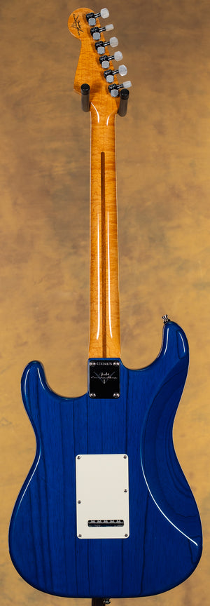 2015 Fender Custom Shop American Custom Stratocaster FMT HSS Sapphire Blue Transparent