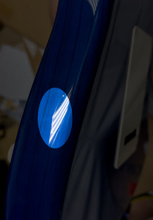 2015 Fender Custom Shop American Custom Stratocaster FMT HSS Sapphire Blue Transparent