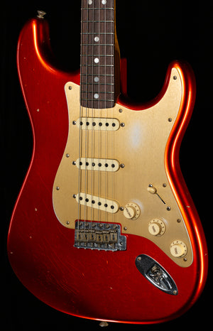 Fender Custom Shop 2019 Limited Big Head Strat Journeyman Relic Aged Candy Apple Red (794)