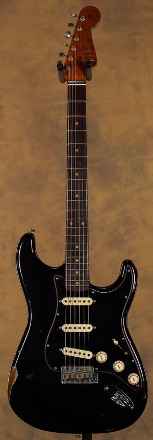 Fender Custom Shop LTD Black Roasted Dual-Mag Strat Relic