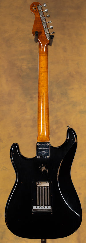 2019 Fender Custom Shop LTD Black Roasted Dual-Mag Strat Relic