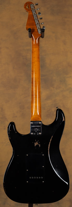 Fender Custom Shop LTD Black Roasted Dual-Mag Strat Relic