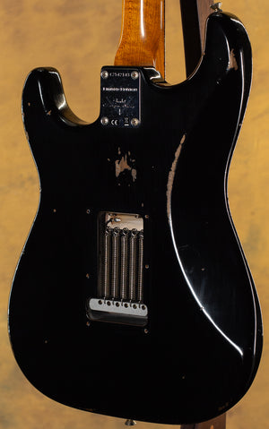2019 Fender Custom Shop LTD Black Roasted Dual-Mag Strat Relic