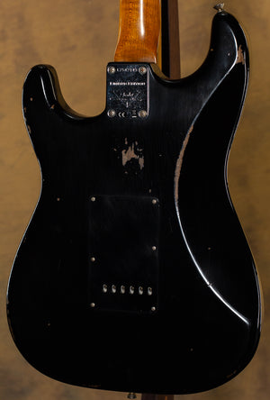 Fender Custom Shop LTD Black Roasted Dual-Mag Strat Relic