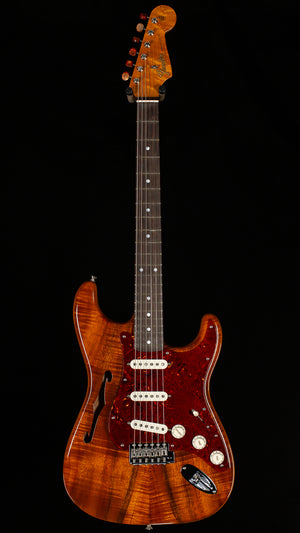 Fender Custom Shop Artisan Koa Thinline Stratocaster Aged Natural DEMO (652)