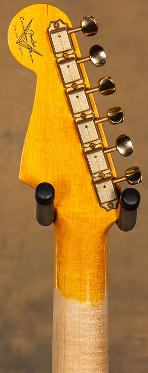 2022 Fender Custom Shop LTD 1962 Bone Tone Stratocaster Relic 3-Color Sunburst