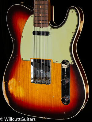 Fender Custom Shop LTD 1960 Telecaster Custom Relic Chocolate 3-Tone Sunburst (394)