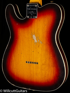 Fender Custom Shop LTD 1960 Telecaster Custom Relic Chocolate 3-Tone Sunburst (394)