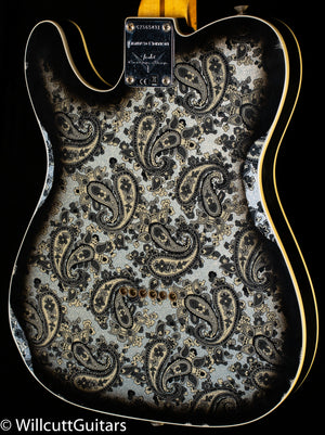 Fender Custom Shop Limited Edition Dual P90 Telecaster Relic Black Paisley (431)