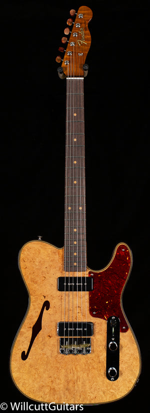 Fender Custom Shop Artisan Dual P90 Maple Burl Tele NOS, Rosewood Fingerboard, Aged Fender Custom Shop Artisan Telecaster Dual P90 Maple Burl Aged Natural